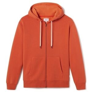 FEAT | Coral TreeCell Plush Oversized Zip-Up Hoodie (M)